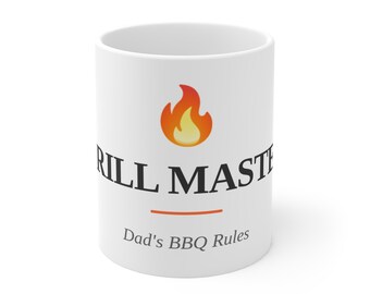 Grill Master Dad Mug | Funny Father's Day BBQ Gift