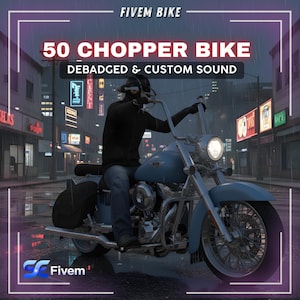 50 Chopper Motorcycle Pack | Custom Bike Collection | Debadged Vehicle Pack