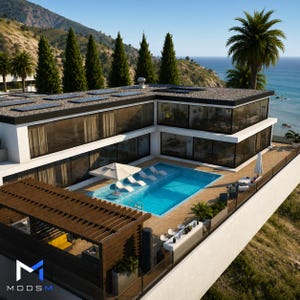 Modern Beach Mansion V2 FiveM MLO | Luxury Ocean Villa | Premium Beach House | QBCore ESX Standalone
