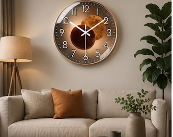 10-Inch Luxury Silent Wall Clock – Modern Quartz Home Décor
