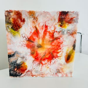 October Skies | Abstract art | Dutch pour painting | Fluid art | Acrylic painting