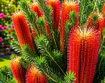 Little Eric Banksia Semillas 10 Banksia Ericifolia Árbol raro