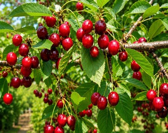Semillas de cereza dulce Mazzard (Prunus Avium) Árbol frutal