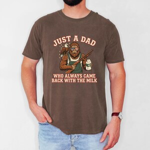 Funny Sasquatch Joke, Vintage Bigfoot Tee, Came Back Milk Shirt, Patriotic Papa Top, Fathers Day Gift Dad, Eagle Graphic Tshirt image 12