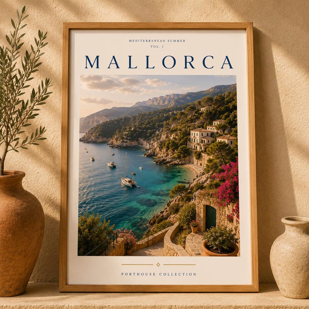 Mallorca Print | Mediterranean Summer Vol. I | Coastal Wall Art - Etsy