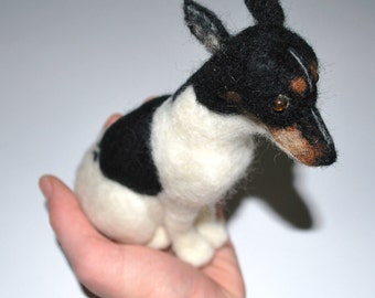 Realistic Custom Made Personalized Miniature Felted Animals - Pets, Dogs, Cats, etc