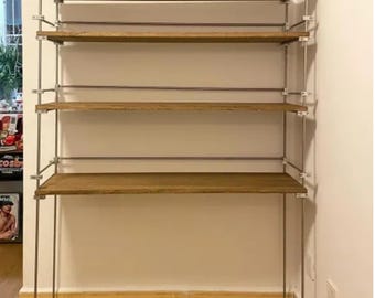 DIY 4 Tier Modern Shelf Plans | Garage Storage Rack | Tote Storage Rack | Wooden Shelving Unit Plan | DIY Storage Solution