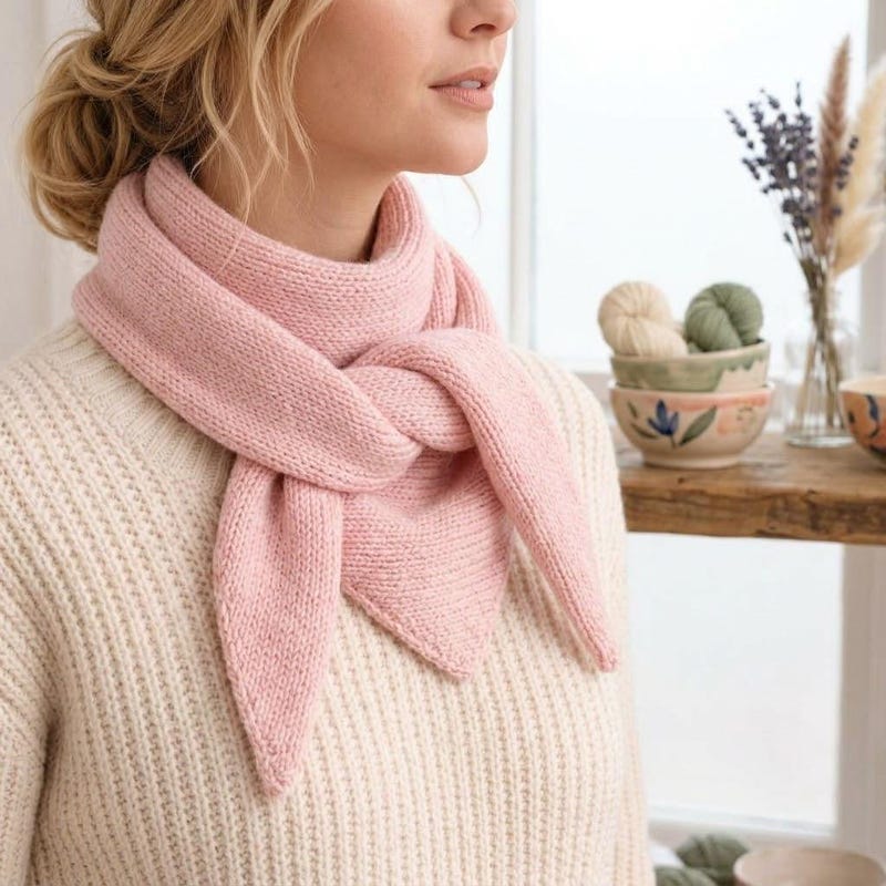 Triangle Keyhole Scarf Pattern Scarf of Christmas - Etsy UK
