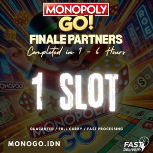 1 Slot Finale Partners Event Monopoly Go! Full Carry 80k Point