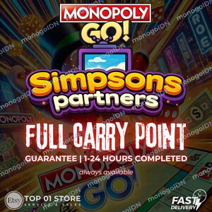 1 Slot Partners Evenemang Monopol Go Simpsons Full Carry 80k Poin