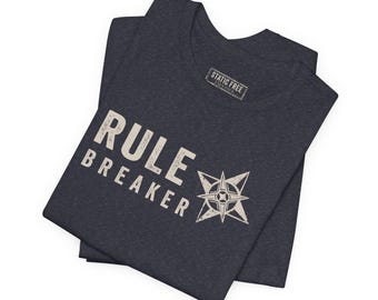 Camiseta de cartógrafo rompedor de reglas – Camiseta de humor SIG, ropa para fanáticos de los mapas, flecha norte