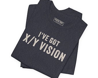 Camiseta divertida de SIG - Cartógrafo de X Y Vision, camiseta con humor geográfico para amantes de los mapas