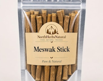 Natural Meswak Sticks | Traditional Herbal Oral Care Chewing Sticks