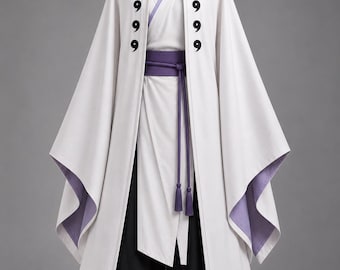 Otsutsuki Inspired White Sage Robe Costume