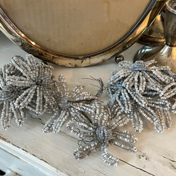 French Beaded Flowers Etsy