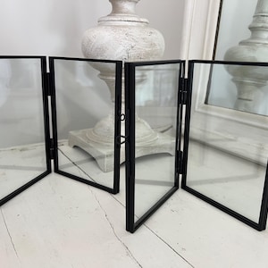 Picture Frames Black Table Top Frames Floating Frames French Modern Minimalist (2pcs)