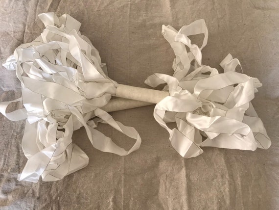 Ribbon White Gilt Edged Ribbon for Gift Wrapping Christmas 