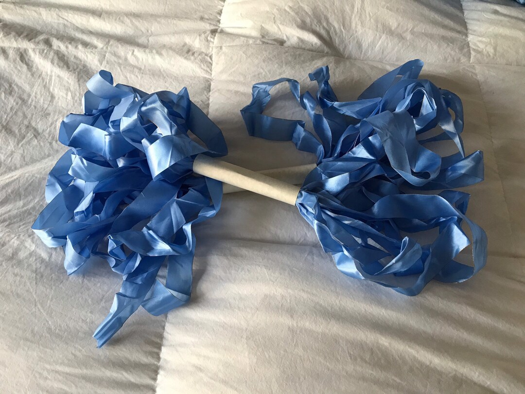Ribbon Cornflower Blue Gilt Edged Ribbon Gift Wrapping Etsy