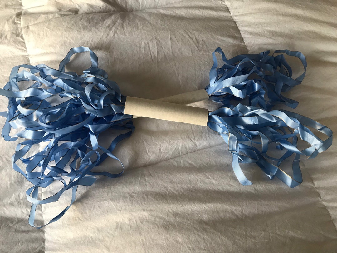 Ribbon Cornflower Blue Gilt Edged Ribbon Gift Wrap Christmas Etsy