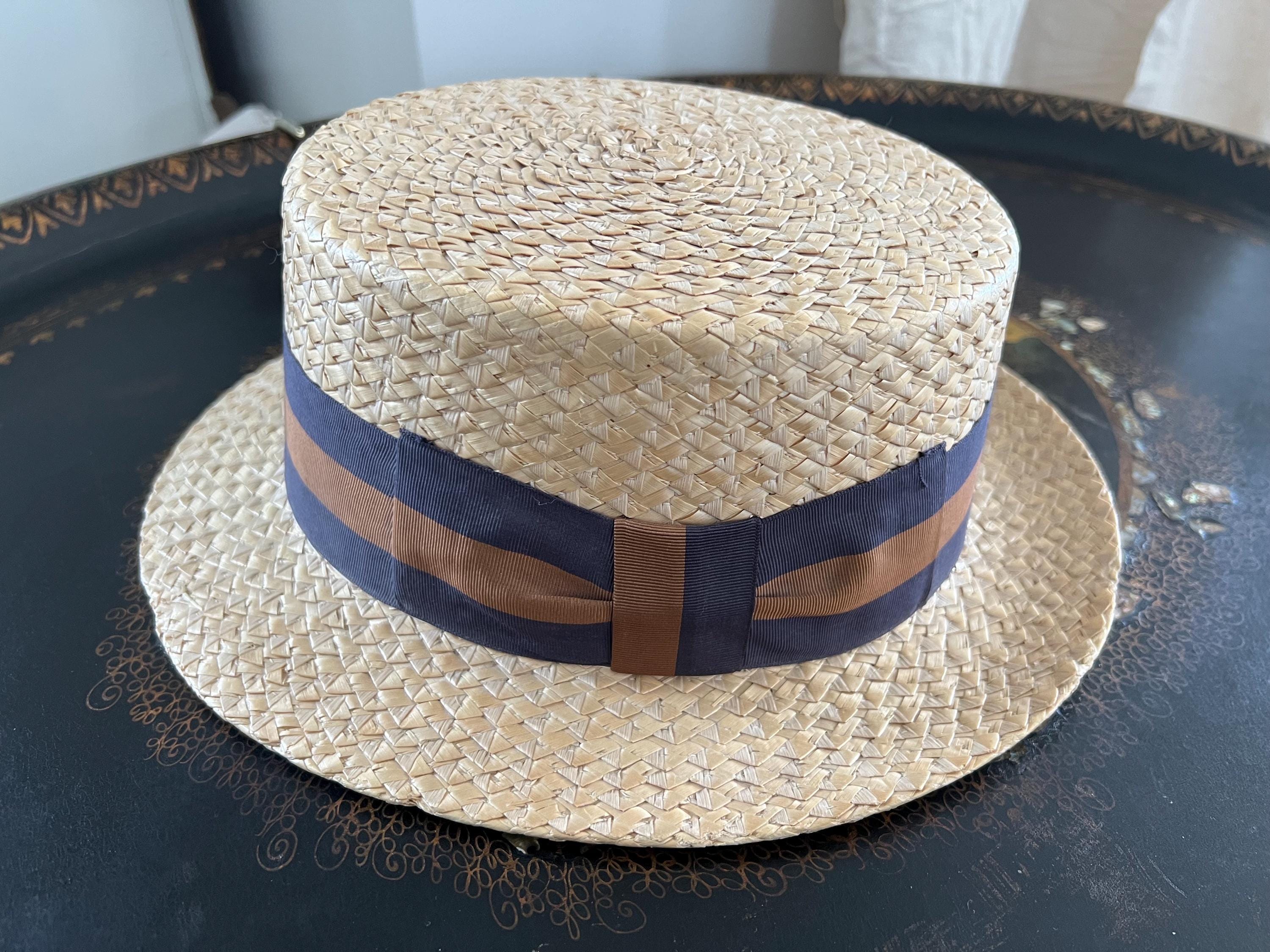 Stetson Boater Hat - Etsy Stetson Boater Hat - Etsy