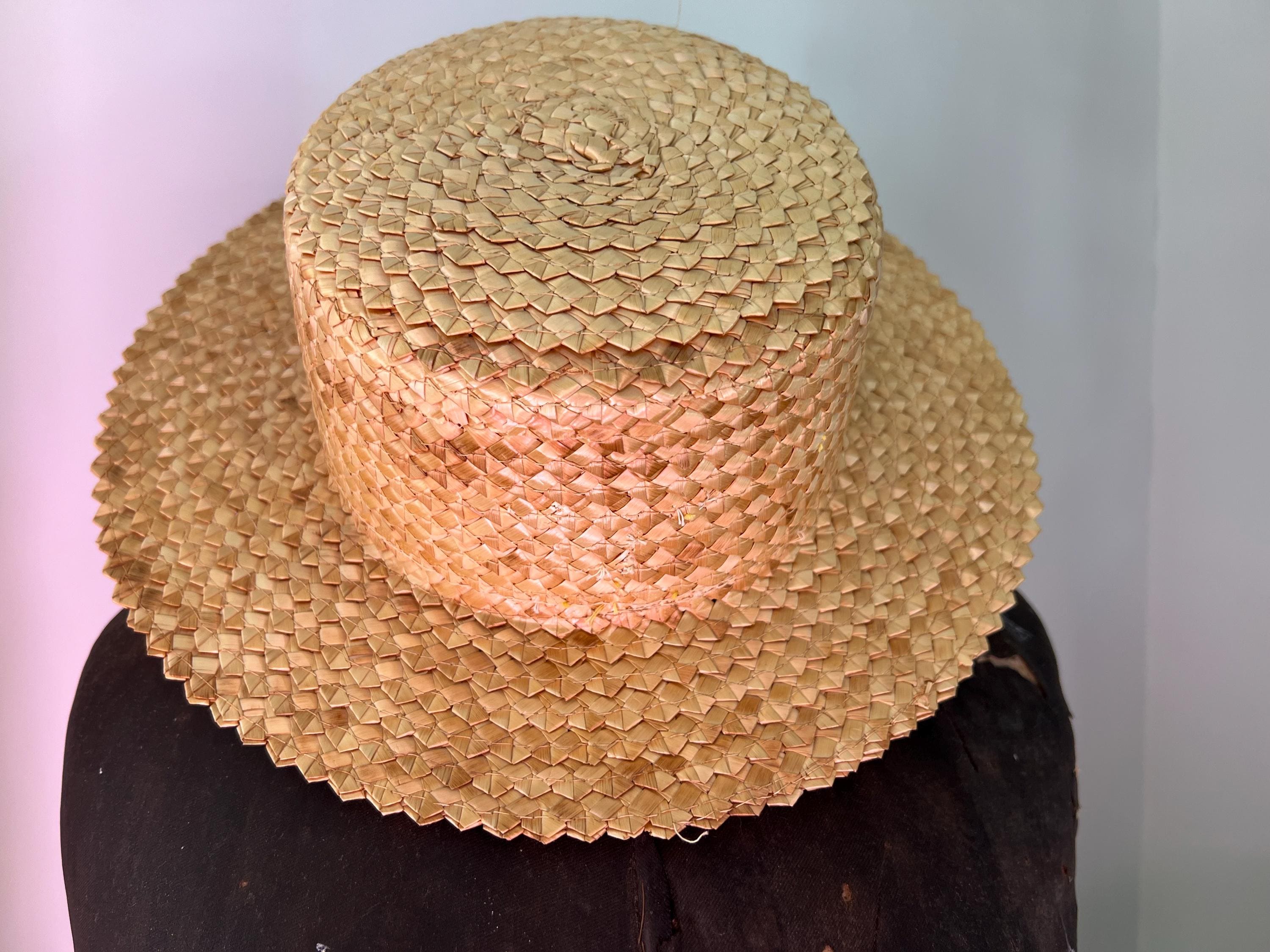1890s Womens Straw Hat - Etsy