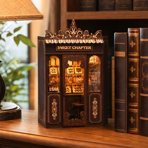 Chocolate Shop Book Nook Kit - Etsy