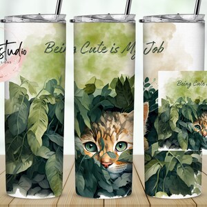 Essere carina è il mio lavoro Skinny Tumbler Wrap