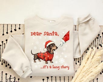 Querido Santa, es una larga historia, PNG, Dachshund, Santa