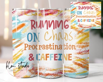 Upcycling auf Chaos, Procrastination und Koffein...Skinny Tumbler Wrap