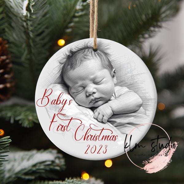Baby's First Christmas, Ornament, PNG