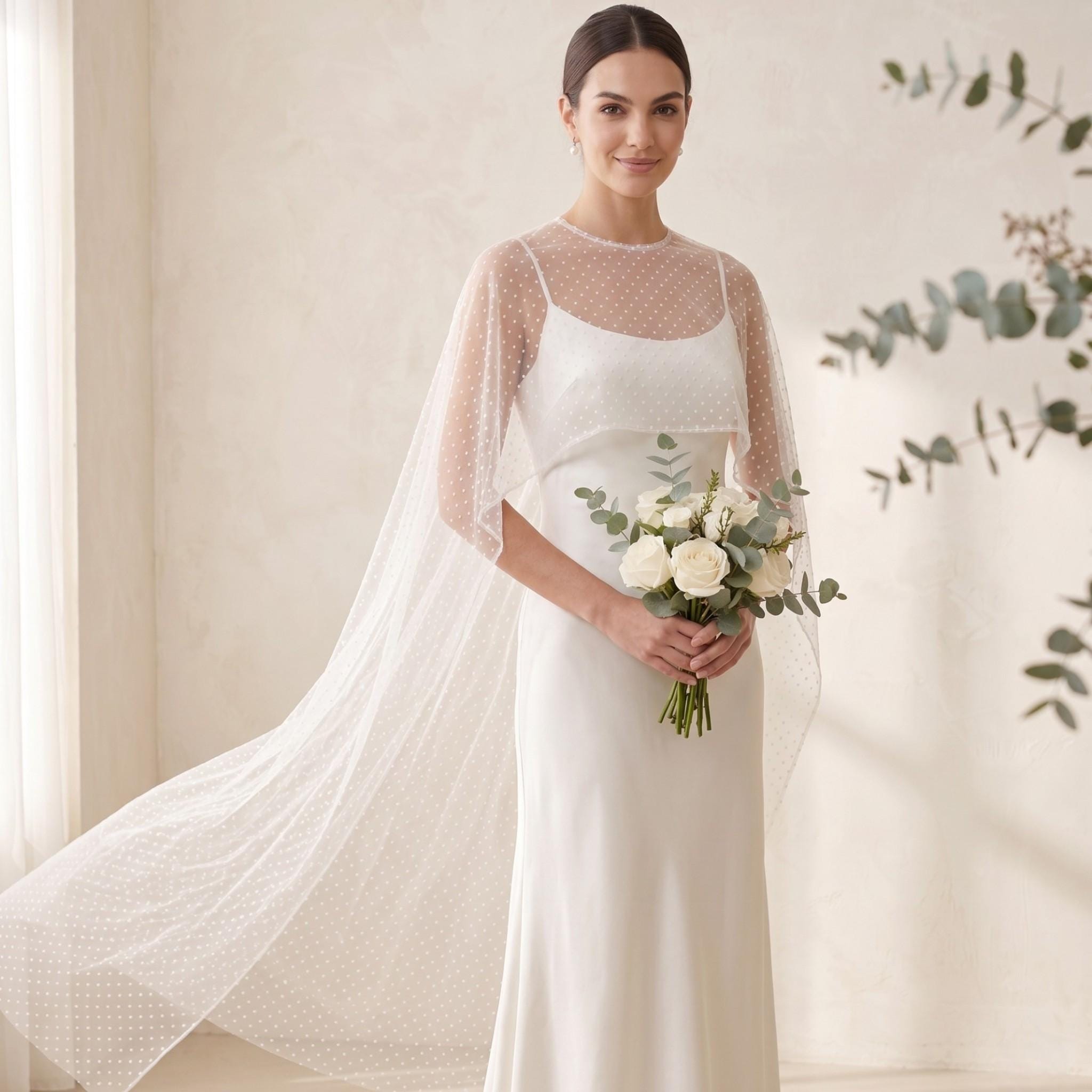 knee length dresses for ladies Penny Swiss Dot Veil main image 1