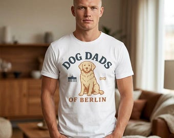 Dog Dads of Berlin T-shirt, Father's Day Gift, Dog Dad Berlin T-shirt, Vintage Athletic T-shirt, Dog Owner Gift