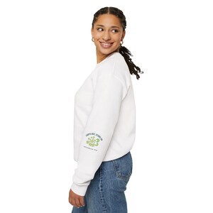 Glow in the Dark Ceiling Stars Sweatshirt, 90s Nostalgia Crewneck, Cozy Fall Stargazer Pullover, Space Lover Gift for Her, Retro Sweater image 3