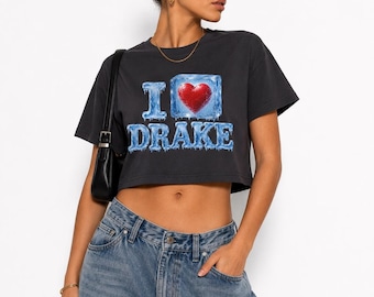 Drake Lyrics Graphic Crop Top | Women's Festival Top