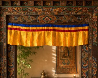 Shamboo – Tapiz tradicional tibetano para puertas