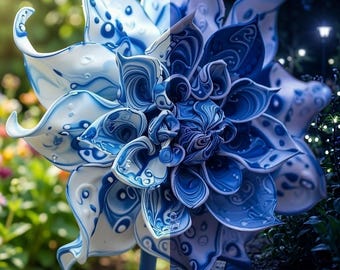 Blue Royal Dahlia Flower Seeds – Ornamental Garden Plant Seeds