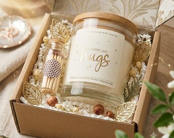 Thinking of You Candle Gift | Comforting Hug Candle | Sympathy & Get Well Soon Present for Friends and Family