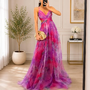 purple and orange dress for wedding Amarra Dress 88802