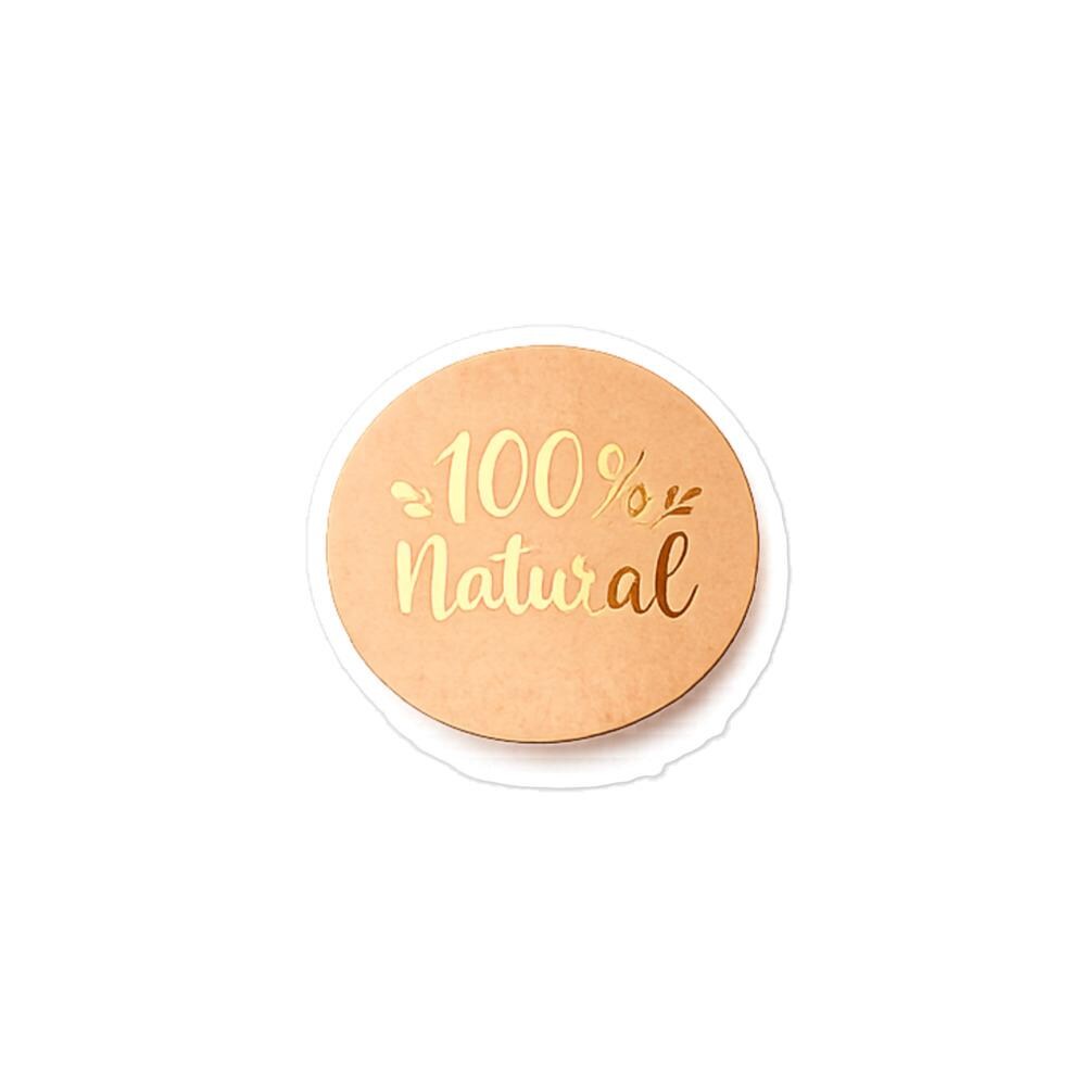 Gold Foil Kraft Paper Sticker | Thank You Label | Eco Friendly ...