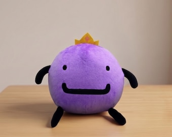 Purple Character Plushie Stuffed Toy Decorative Pillow Collectible Gift for Plush Lovers and Collectors