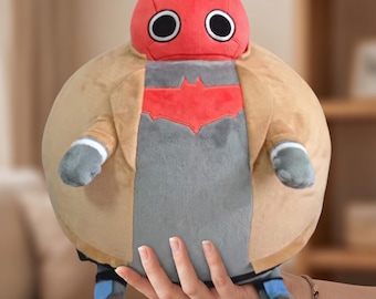Superhero Inspired Plush Toy Character Stuffed Collectible Decorative Pillow for Gaming Room Display Accessory
