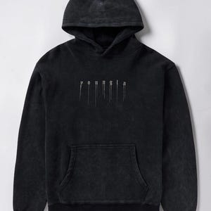 Sudadera con capucha retro americana YOUNGLA RAVING / Sudadera extragrande con calavera para hombre / Sudadera informal con capucha unisex de algodón rizo imagen 3