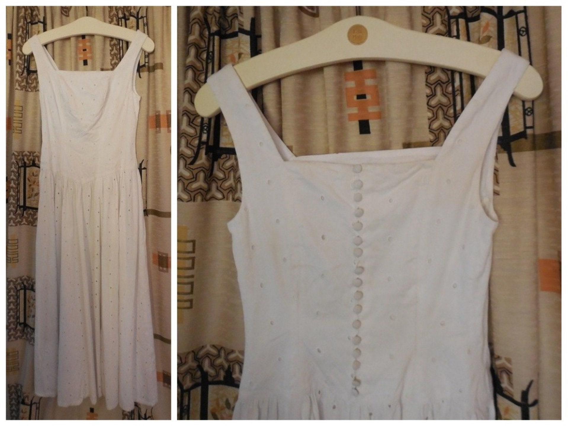 white cotton underdress