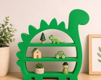 Dinosaurusplank | Kinderkamerdecoratie | Babykamerplank | 3D-geprint speelgoeddisplay | Dinosaurus babykamer | Cadeau voor kinderen