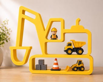 Graafmachine displayrek | 3D-geprint graafmachine displayrek | Kinderkamer & babykamer decoratie | Kinderkamer