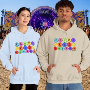 Moletom Kandi Kid Energy | Tipografia colorida com miçangas