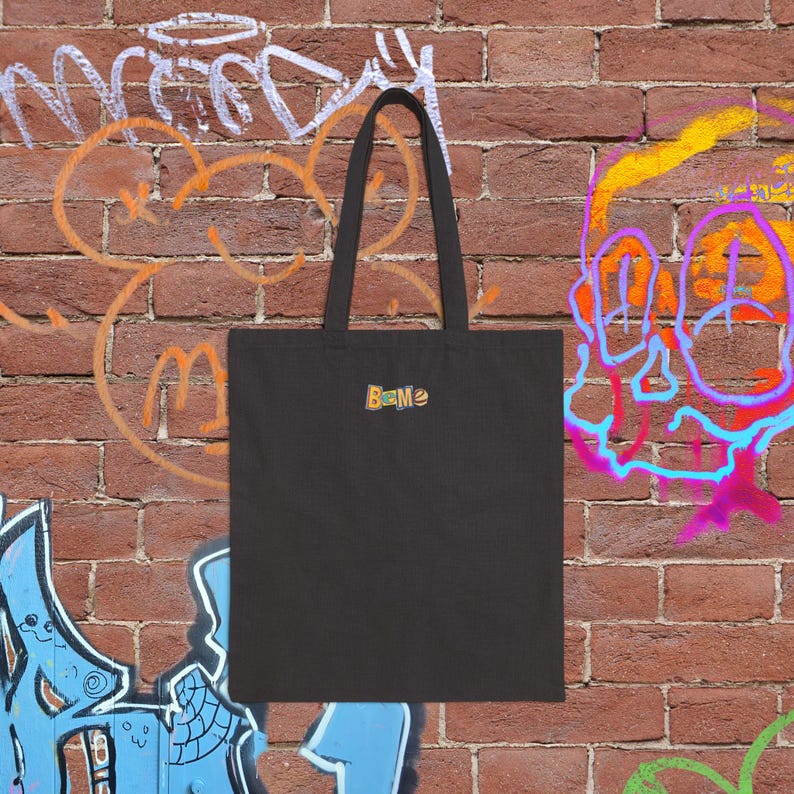Vintage Collage Tote Bag | Retro Cartoon Print, Mickey Mouse Puzzle Canvas Bag image 5