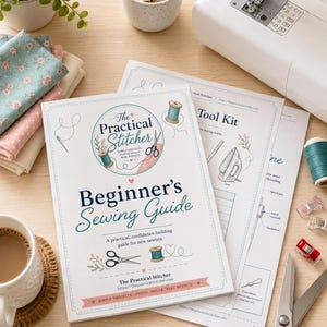 Beginner Sewing Guide PDF | Learn to Sew Workbook, Machine Basics (Digital Download)