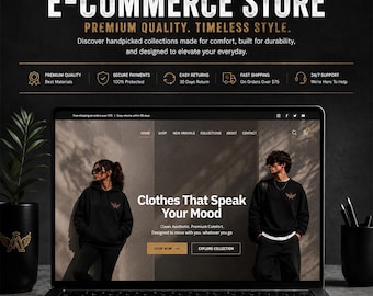 Webbdesign för streetwear | Klädbutik + Boutique Anpassad WordPress-byggnation