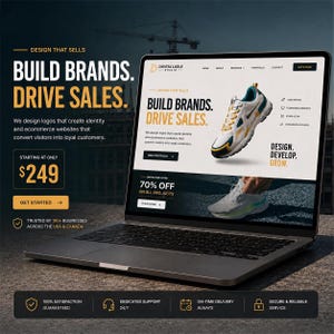 Servizio di configurazione negozio Shopify + design logo / Avvio sito e-commerce per moda e bellezza